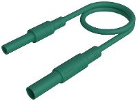 SKS Hirschmann MAL S GG B 200/2,5 gn Veiligheidsmeetsnoer 4mm veiligheidsstekker 4mm veiligheidsbus 200 cm Groen 1 stuk(s)