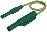 SKS Hirschmann MAL S WS B 200/2,5 ge/gn Veiligheidsmeetsnoer 4mm veiligheidsbus 4mm veiligheidsstekker, stapelbaar 200 cm Geel groen 1 stuk(s)