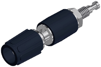 SKS Hirschmann MPK 1 Poolklem Zwart 6 A 1 stuk(s)