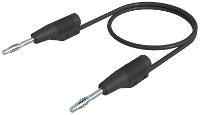 SKS Hirschmann MVL F 2/50 Meetsnoer Banaanstekker 2 mm Banaanstekker 2 mm 0.50 M Zwart 1 stuk(s)