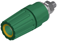 Hirschmann Test & Measurement PKI 110 Poolklem Geel, Groen 35 A 1 stuk(s)