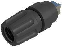 SKS Hirschmann PKNI 10 B Poolklem Zwart 63 A 1 stuk(s)