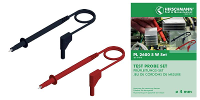 SKS Hirschmann PL 2600 S W SET Veiligheidsmeetsnoerenset Banaanstekker 4 mm Testpunt 1.00 M Zwart, Rood 1 stuk(s)