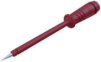 SKS Hirschmann PRUEF 2 rt Probe Steekaansluiting 4 mm CAT I Rood 1 stuk(s)