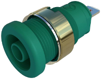 SKS Hirschmann SEB 2610 F4,8 Ni grün Veiligheids inbouwbus Groen 1 stuk(s)