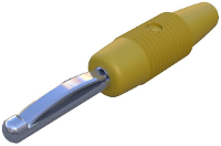 SKS Hirschmann VON 20 Banaanstekker Stekker, recht Stift Ø: 4 mm Geel 1 stuk(s)