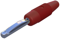SKS Hirschmann VON 20 Banaanstekker Stekker, recht Stift Ø: 4 mm Rood 1 stuk(s)