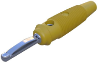 SKS Hirschmann VQ 20 Banaanstekker Stekker, recht Stift Ø: 4 mm Geel 1 stuk(s)