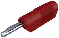 SKS Hirschmann VSB 20 Banaanstekker Stekker, recht Stift Ø: 4 mm Rood 1 stuk(s)
