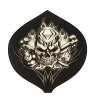Skull Skeleton Head Decal Motorcycle Car Cool Style Decal Sticker