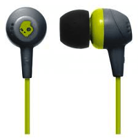 Skullcandy: JIB In Ear hoofdtelefoon   Grijs/Hotlime