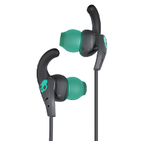 Skullcandy: Set In Ear Sport Hoofdtelefoon   Grijs/Groenblauw