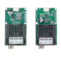 Sky/Ground TTL Optische Transceivermodule DC 5.5 26V FC RX/TX/AV/VCC/GND Interface voor Drones TTL naar Glasvezelmodule