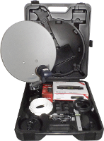 Sky Vision A0052 Camping satellietset met receiver Aantal gebruikers: 1