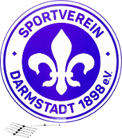 Sky Vision SV Darmstadt 98 88 cm Blauw wit