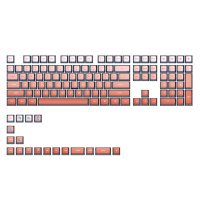 SKYLOONG GK7 126 stks Volledige Set Blush Pudding PBT Keycaps Set