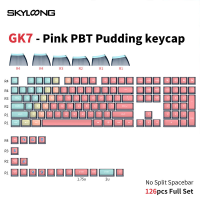 SKYLOONG GK7 126PCS Mechanisch Toetsenbord Keycaps Set Roze PBT Pudding Backlit Key Cap Voor DIY Aangepaste 61/87/104/10