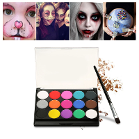 15 Kleuren Make up Pigmenten Gezichtsverf Lichaamsverf Kindergezichtsverf Pigmenten