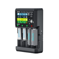 SKYRC MC5000 Cilindrische Acculader en Analyzer 2,8 inch Weergave Scherm PD65W Ingebouwde Bluetooth APP Controle voor Li
