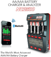 Skyrc Nc2500 Aa/aaa Battery Charger & Analyzer With Bluetooth