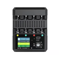 SKYRC NC3000 Pro NiMH NiCd PD/QC AA/AAA Slimme acculader met 4 slots 1,77 inch LED scherm APP besturing lader ontlading