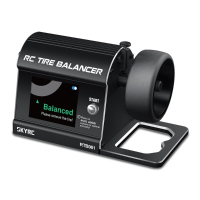 SkyRC Precision Bluetooth Digitale Bandenbalancer RTB001 voor RC Enthousiastelingen en Prestaties