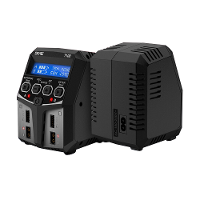 SKYRC T100 DUAL 5A 2X50W Balance oplader voor 2 4S LiPo/LiIon/LiFe/LiHV batterij
