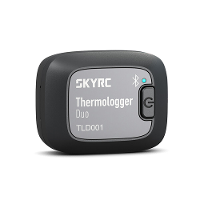 SkyRC TLD001 Duo Bluetooth Thermometer Dual Channel 96 Werkuren voor het meten van de temperatuurgegevens van de ESC mot
