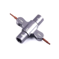 Skystars Quad M5 Sleutel 1.5Mm/2mm Schroevendraaier met Ingebouwd Eénrichtingslagers voor RC Drone FPV Racing