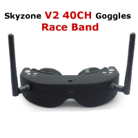 Skyzone V2 5.8G 40ch Fpv Goggles With Raceband Video Glasses Headset