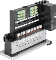 Slangkoppeling BÃ¼rkert 230808 24x (2x 3/2) ventielfunctie NC Aansturing (pneumatiek) Profibus DPV1 met RIO Master 0