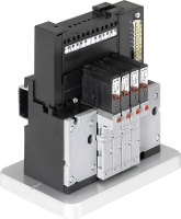 Slangkoppeling BÃ¼rkert 230840 24x (2x 3/2) ventielfunctie NC Aansturing (pneumatiek) Multipool 0