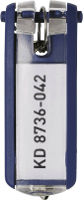 Sleutelhanger Durable KEY CLIP   1957 Blauw 6 stuks