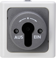 Kopp 560756009 BlueElectric Compleet Kruisschakelaar spatwaterdicht Grijs 1 stuks