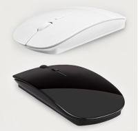 Slim 2.4Ghz Wireless Optical Mouse Mice Hidden Receiver For Macbook
