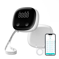 Slim digitaal lichaamstape meeteer Bluetooth oplaadbaar 1,5 m 60 inch hoge precisie 0,1 cm app synchronisatie meerdere g