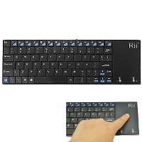 Slim Rii RT MWK12 2.4Ghz Wireless Keyboard with Touchpad