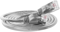 Slim Wirewin PKW LIGHT STP K6 0.25 RJ45 Netwerk Aansluitkabel CAT 6 U/FTP 0.25 M Grijs