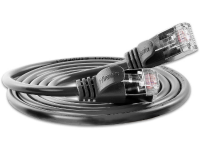 Slim Wirewin PKW LIGHT STP K6 0.25 SW RJ45 Netwerk Aansluitkabel CAT 6 U/FTP 0.25 M Zwart