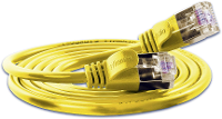 Slim Wirewin PKW LIGHT STP K6 0.5 GE RJ45 Netwerk Aansluitkabel CAT 6 U/FTP 0.50 M Geel