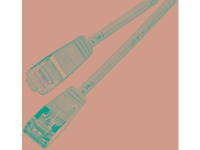 Slim Wirewin PKW LIGHT STP K6 0.5 RJ45 Netwerk Aansluitkabel CAT 6 U/FTP 0.5 M Grijs