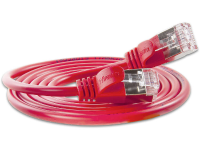 Slim Wirewin PKW LIGHT STP K6 0.5 RT RJ45 Netwerk Aansluitkabel CAT 6 U/FTP 0.50 M Rood