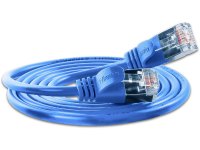 Slim Wirewin PKW LIGHT STP K6 1.0 BL RJ45 Netwerk Aansluitkabel CAT 6 U/FTP 1.00 M Blauw