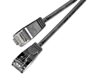 Slim Wirewin PKW LIGHT STP K6 1.0 SW RJ45 Netwerk Aansluitkabel CAT 6 U/FTP 1 m Zwart