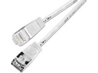 Slim Wirewin PKW LIGHT STP K6 1.0 WS RJ45 Netwerk Aansluitkabel CAT 6 U/FTP 1 m Wit
