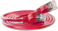 Slim Wirewin PKW LIGHT STP K6 3.0 RT RJ45 Netwerk Aansluitkabel CAT 6 U/FTP 3.00 M Rood