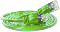 Slim Wirewin PKW LIGHT STP K6 5.0 GN RJ45 Netwerk Aansluitkabel CAT 6 U/FTP 5.00 M Groen