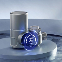 Slimme digitale display temperatuurregeling kraan waterzuiveraar 304 roestvrij staal 8 laags filtratie met filterelement