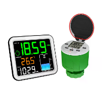 Slimme ultrasone watertankniveau monitor realtime diepte temperatuursensor 0 5m nauwkeurigheid 0.03M draadloos signaal 5