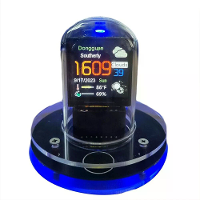 Slimme WIFI RGB Neonbuis Klok Nixiebuis Klok Slimme Wifi Gloei DIY Buis Klokken Cyberstijl Digitale Tafelklok Visuele We